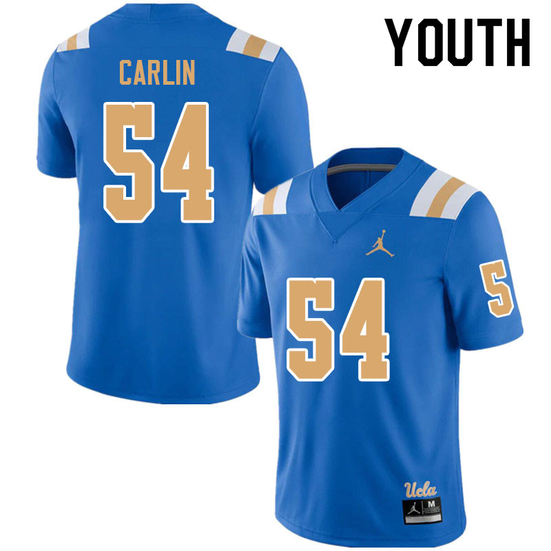 Jordan Brand Youth #54 Josh Carlin UCLA Bruins College Football Jerseys Sale-Blue